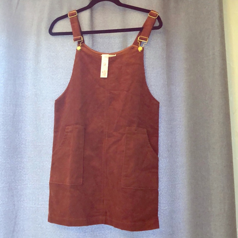 NEW Rust Colored Corduroy Jumper Perfect for Fall
